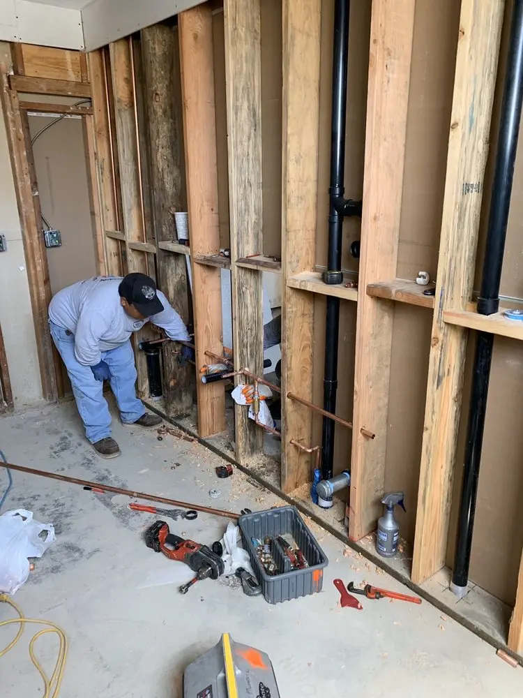Commercial rough-in plumbing for Trenchless Sewer Repair in Pine Springs